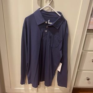 NWT Jonnie O Navy long sleeve shirt